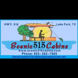 Scenic 515 Cabins - For the quickest response, call! 903.383.7985