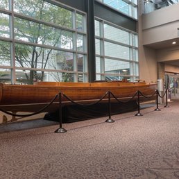 Another view of the little canoe as I sit and wait to be picked up...