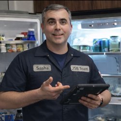 Appliance service technician Sasha provided professional diagnostics details