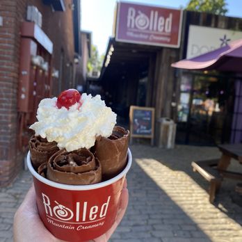 Rolled Mountain Creamery - Rocky Road - Ice Cream & Frozen Yogurt Near Me - Reno, Nevada Rolled Mountain Creamery - Rocky Road - Ice Cream & Frozen Yogurt Near Me - Reno, Nevada