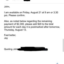 Third email