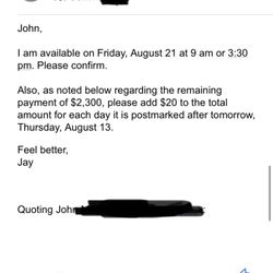 Jagdish Jay Bijlani - Third email