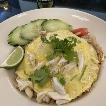 30A Thai Cuisine - Crab fried rice!  Delish. - Thai Near Me - Santa Rosa Beach, Florida