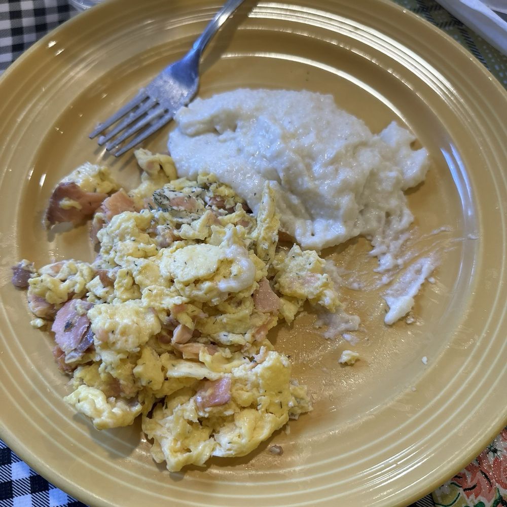 The Flying Biscuit Cafe - Smoked Salmon Scramble - Breakfast & Brunch Near Me - Raleigh, North Carolina The Flying Biscuit Cafe - Smoked Salmon Scramble - Breakfast & Brunch Near Me - Raleigh, North Carolina
