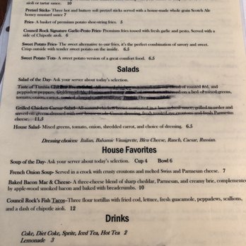 Council Rock Brewery - Menu (1/2) - Breweries Near Me - Cooperstown, New York Council Rock Brewery - Menu (1/2) - Breweries Near Me - Cooperstown, New York