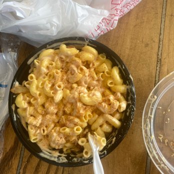 Angry Chickz - Loaded Mac (Loaded with fries, chicken, Mac & chz) - Chicken Shop Near Me - Fresno, California