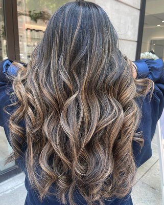 Specializing in Balayage. - At our salon, hair artistry is our passion! We're dedicated to perfecting the art of balayage and ombre transformations. Our talented stylists create personalized looks that suit your style and enhance your natural beauty.
With an extensive palette of colors at our fingertips, we bring your hair dreams to life. Whether you want a subtle, sun-kissed glow or a dramatic change, we've got the skills to make it happen.
Our secret lies in seamless blending - the hallmark of a true balayage and ombre master. Your color transitions will be smooth, natural-looking, and low-maintenance, so you'll love your hair long after you leave the salon.
Experience the magic of our expertise in balayage and ombre transformations. Book your appointment today and let your hair shine with radiance and confidence! Specializing in Balayage. - At our salon, hair artistry is our passion! We're dedicated to perfecting the art of balayage and ombre transformations. Our talented stylists create personalized looks that suit your style and enhance your natural beauty.
With an extensive palette of colors at our fingertips, we bring your hair dreams to life. Whether you want a subtle, sun-kissed glow or a dramatic change, we've got the skills to make it happen.
Our secret lies in seamless blending - the hallmark of a true balayage and ombre master. Your color transitions will be smooth, natural-looking, and low-maintenance, so you'll love your hair long after you leave the salon.
Experience the magic of our expertise in balayage and ombre transformations. Book your appointment today and let your hair shine with radiance and confidence!