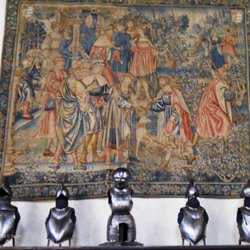 Penshurst Place and Gardens - Armor and tapestry, Penshurst Place
