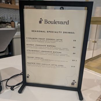 Boulevard - Seasonal menu - Coffee & Tea Near Me - Los Angeles, California Boulevard - Seasonal menu - Coffee & Tea Near Me - Los Angeles, California