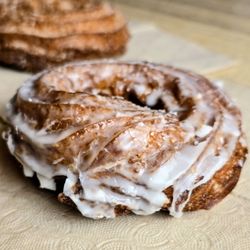 Up close cruller