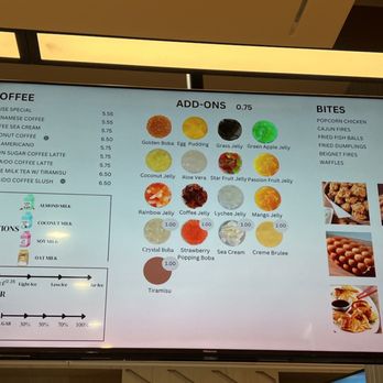 Milk+Tea - Menu picture 2 - Bubble Tea Near Me - Austin, Texas
