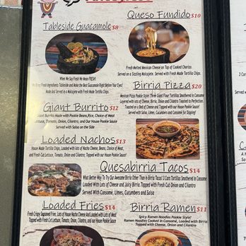 Los Pookies - Menu pg1 - Tacos Near Me - Albuquerque, New Mexico
