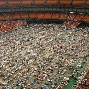Henley's Private Tours - Evacuees in the Superdome. - Architectural Tours Near Me - Marrero, Louisiana