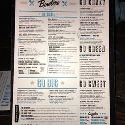 Bowlero Corpus Christi - Food menu