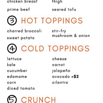 Fortune Bowl - Menu - Build Your Own - Asian Fusion Near Me - New York, New York Fortune Bowl - Menu - Build Your Own - Asian Fusion Near Me - New York, New York