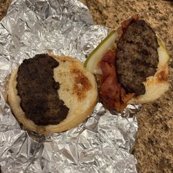 Cook Out - Mebane - Big double burger? Big disappointment.   Typical of this location