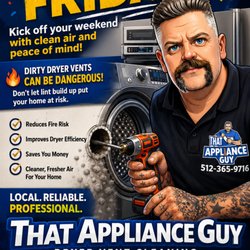 That Appliance Guy - Call us today for all your appliance needs.