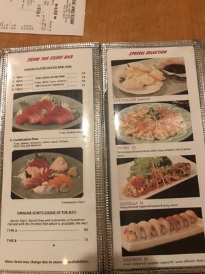 Menu photo 5 Ariake San Francisco, CA