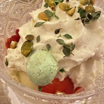 Suraya - Pistachio and Strawberry Verrine (Aug 2022) Miss the old desserts from way back.. - Lebanese Near Me - Philadelphia, Pennsylvania Suraya - Pistachio and Strawberry Verrine (Aug 2022) Miss the old desserts from way back.. - Lebanese Near Me - Philadelphia, Pennsylvania