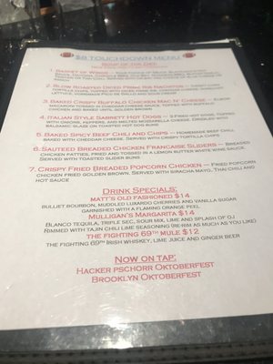 Menu photo 8 Blackjack Mulligans Hawthorne, NJ