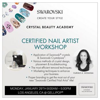 Gellipop - Be a certified crystal nail artist by Swarovski® - Cosmetics & Beauty Supply Near Me - Torrance, California Gellipop - Be a certified crystal nail artist by Swarovski® - Cosmetics & Beauty Supply Near Me - Torrance, California