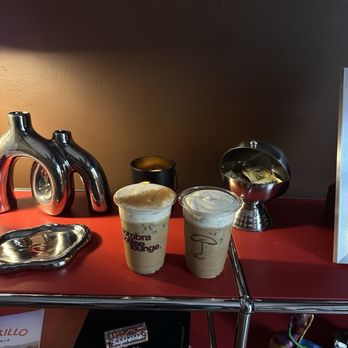 Sombra Coffee Lounge - maple latte and their seasonal halloweentown - Coffee & Tea Near Me - Camarillo, California