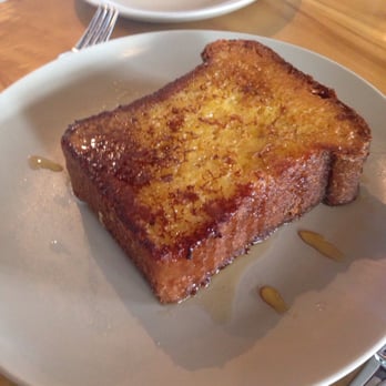Emmer & Rye - Crime brûlée French toast (brunch menu) - Tapas/Small Plates Near Me - Austin, Texas