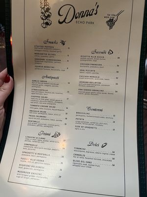Menu photo 7 Donna's Los Angeles, CA