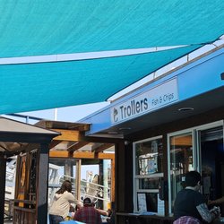Trollers Fish & Chips - The front of the restaurant