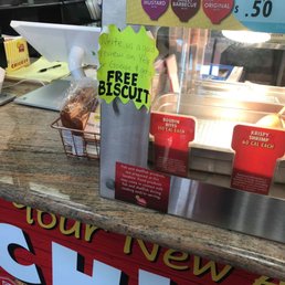 I guess I don't get a free biscuit I guess I don't get a free biscuit