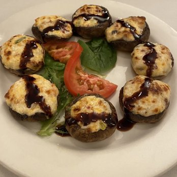 The Growers Pub - stuffed mushrooms - Steakhouses Near Me - Salinas, California The Growers Pub - stuffed mushrooms - Steakhouses Near Me - Salinas, California
