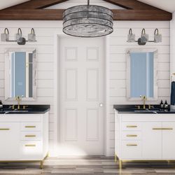 EC Elegant Designs - Master Bath Remodel Rendering