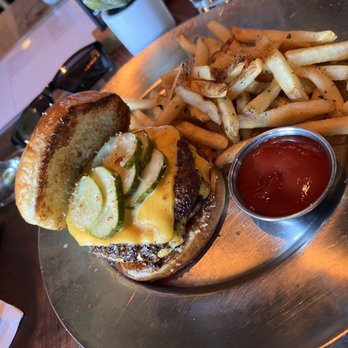 Eureka - Love those crunch pickles on the Double Smash Burger! - American Near Me - Santa Clara, California