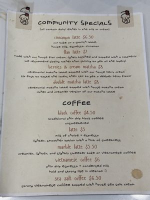 Menu photo 8 Coft Chino, CA