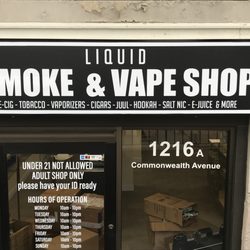 Liquid smoke and vape shop