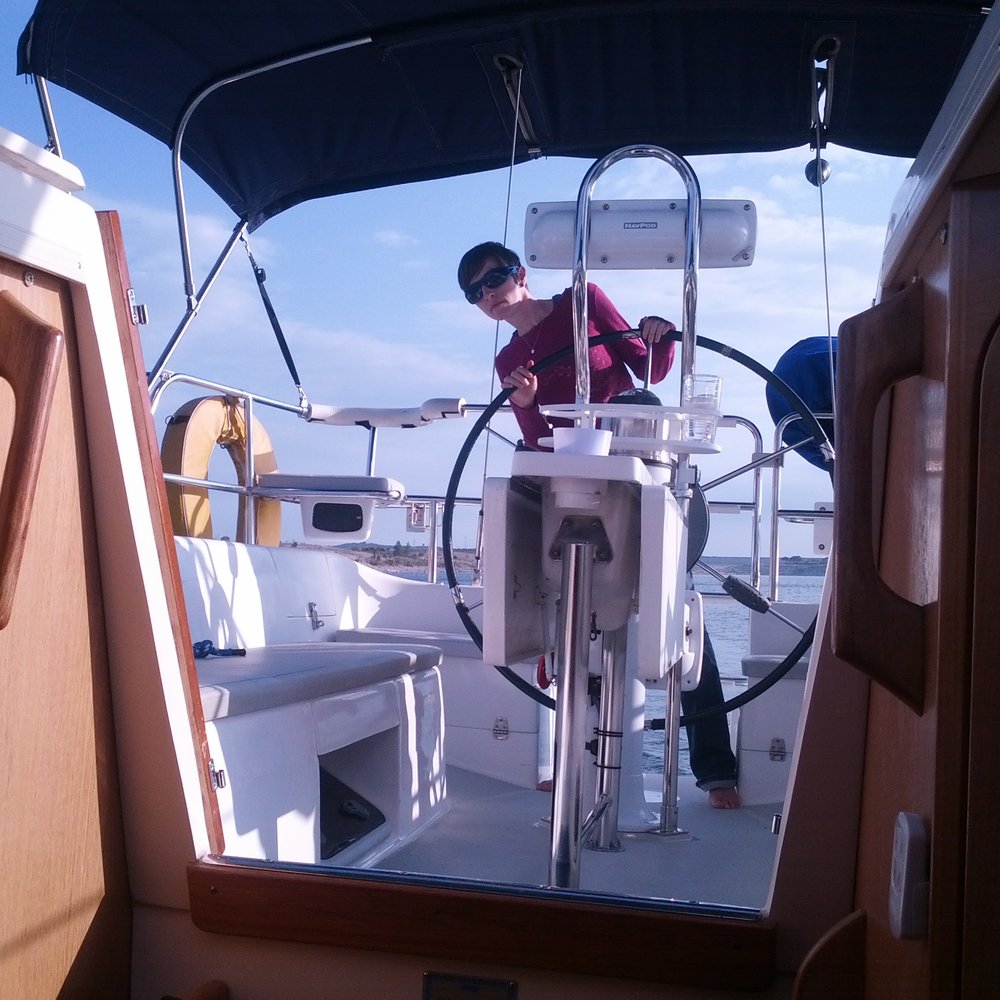 Sailing Austin - Peek-a-boo (from inside the cabin). - Boating Near Me - Austin, Texas Sailing Austin - Peek-a-boo (from inside the cabin). - Boating Near Me - Austin, Texas