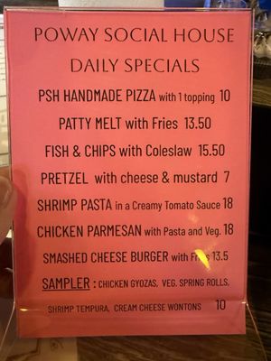 Menu photo 4 Poway Social House Poway, CA