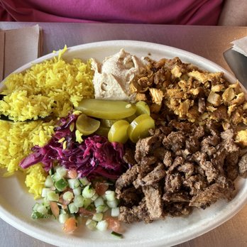 Naf Naf Grill - Pick 2 plate - Middle Eastern Near Me - Lincolnshire, Illinois