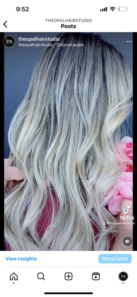 The Opal Hair Studio Logo