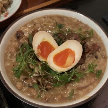 Little Plum - Mushroom jook - Asian Fusion Near Me - Honolulu, Hawaii Little Plum - Mushroom jook - Asian Fusion Near Me - Honolulu, Hawaii