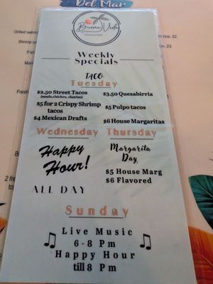 Menu photo 4 Buena Vida Tapas Lounge Bakersfield, CA