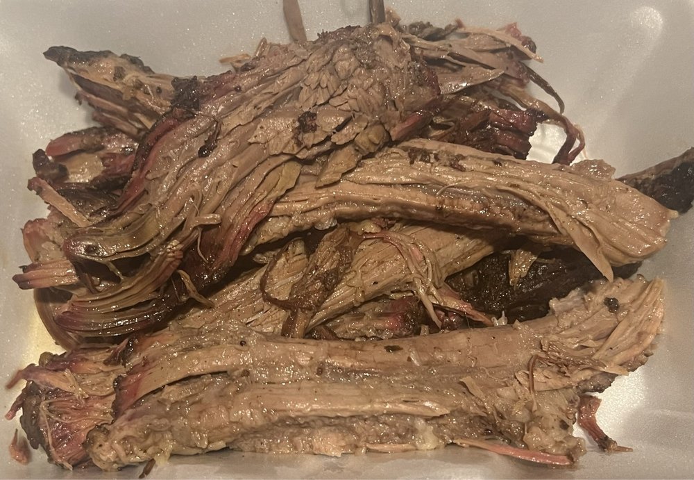 Food from Smokey Racks BBQ