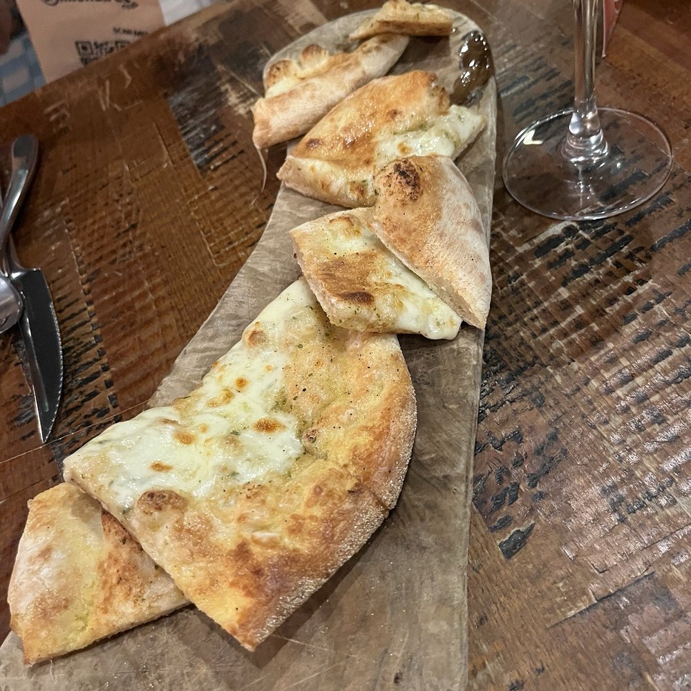 Zizzi - Mozzarella Garlic Bread with Mozzarella - Italian Near Me - Dublin, D Zizzi - Mozzarella Garlic Bread with Mozzarella - Italian Near Me - Dublin, D