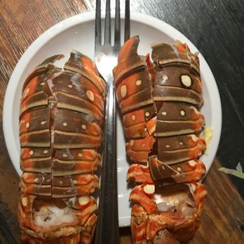 Down the Hatch - This is what they describe as large tails... - Seafood Near Me - Ponce Inlet, Florida