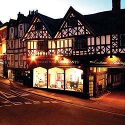 Tanners Wines - Tanners Wines Shrewsbury Cellar Shop by night