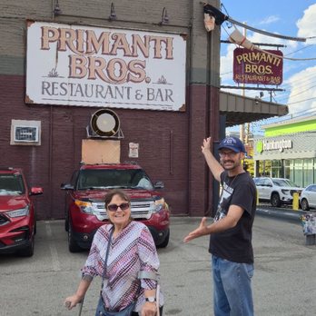 Primanti Bros. Restaurant and Bar - My Mom, Brother and Aunt in the parking lot. - Sandwiches Near Me - Pittsburgh, Pennsylvania Primanti Bros. Restaurant and Bar - My Mom, Brother and Aunt in the parking lot. - Sandwiches Near Me - Pittsburgh, Pennsylvania