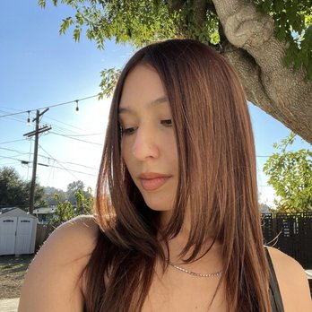 Luxcy Hair studio - AFTER: Gold Copper - Hair Salons Near Me - Los Angeles, California Luxcy Hair studio - AFTER: Gold Copper - Hair Salons Near Me - Los Angeles, California