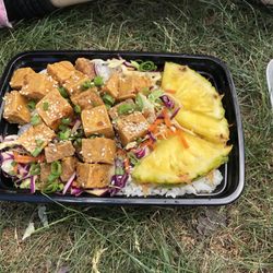 Garlic tofu!