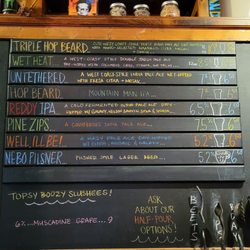 Fonta Flora Brewery - Beer Menu