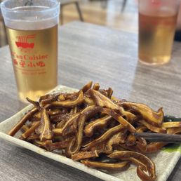 Thin Sliced Marinated Pork Ears- Thin Sliced Marinated Pork Ears-